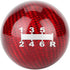 Car Gear Shift Knob,6 Speed Car Gear Shift Knob Head Shifter Lever Carbon Fiber Type compatible with Universal Car...
