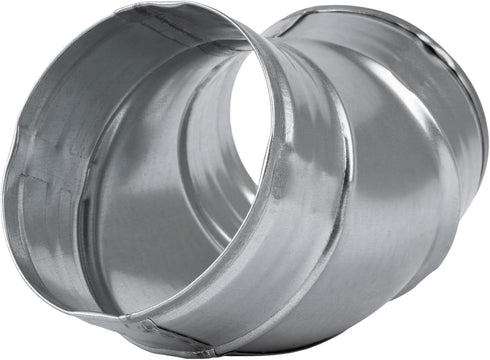 3" Inch 45? Degree Galvanized Steel Duct Elbow - Pressed Industrial Connector Bend - Ventilation Pipe Fitting - Dryer, Exhaust, Extractor Hood Air...