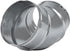 3" Inch 45? Degree Galvanized Steel Duct Elbow - Pressed Industrial Connector Bend - Ventilation Pipe Fitting - Dryer, Exhaust, Extractor Hood Air...