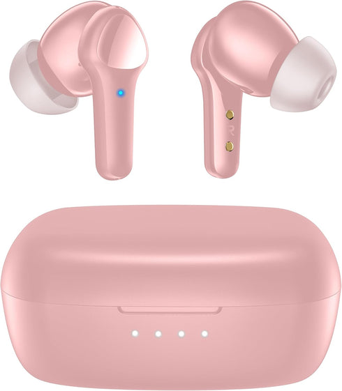 Wireless Earbuds,Bluetooth 5.3 Ear buds Immersive Sound Hi-Fi Stereo IPX8 Waterproof Headsets Premium Deep Bass Headphones with 4 Mics Call Noise ...