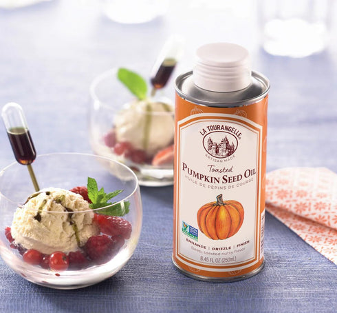 La Tourangelle, Toasted Pumpkin Seed Oil, Great for Cooking, Salad Dressings, Pastas, and Spreads - Health and Beauty Oil, 8.45 fl oz...