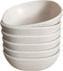 4.5 Oz Bamboo Fiber Pinch Bowls, 3.75" Small Dessert bowls, Snack Bowls, Prep Bowls, Dipping Sauce Cups, Dishwasher & Microwave Safe, Set of 6...