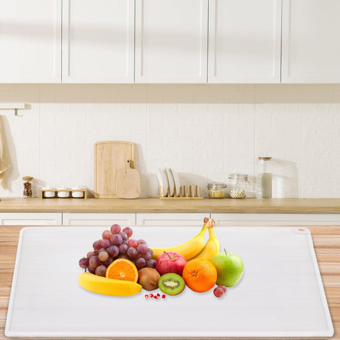 Translucent Baking Mats for Kitchen Counter-Food Grade Kids Dinner Table Placemat Silicone Mats for Crafts Non-Slip Countertop Protector Mat with ...