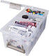 ArtBin Semi Satchel Portable Craft Organizer with 3 Dividers - Clear Plastic Storage Case for Art & Craft Supplies...
