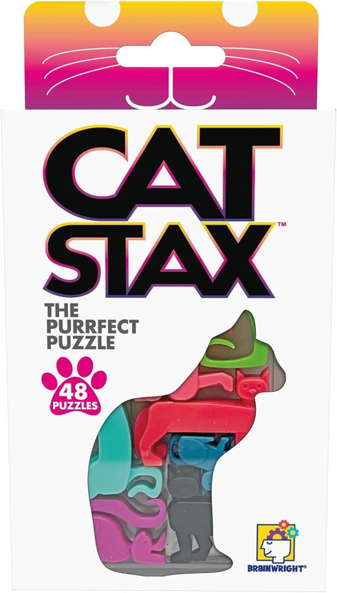 Brainwright - Cat Stax - The Purrfect Puzzle - 48 Pieces...