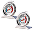 2 Pack Refrigerator Freezer Thermometer Large Dial Analog Thermometer...
