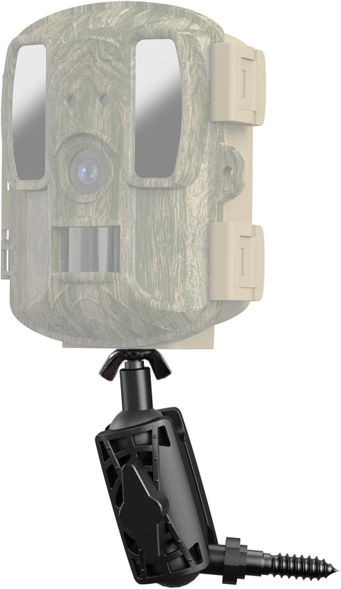 Adjustable Trail Camera Tree Mount: Game Camera Outdoor Mounting Bracket Holder with Double 360° Swivel Tilt Ball Joints, 1 Pack...