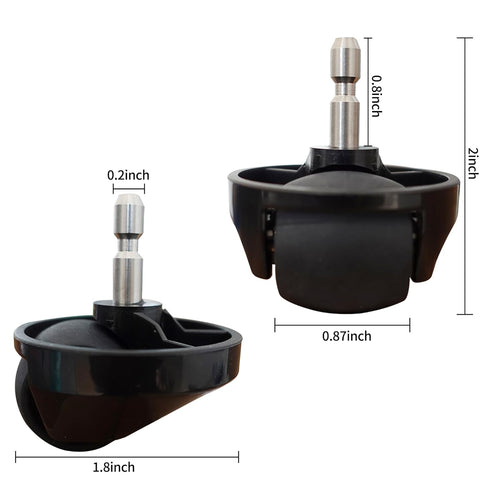 Replacement Front Caster Wheel Assembly Compatible with All iRobot Roomba 500, 600, 700, 800, 900, e, i, and j Series Robot Vacuums, 2pcs...