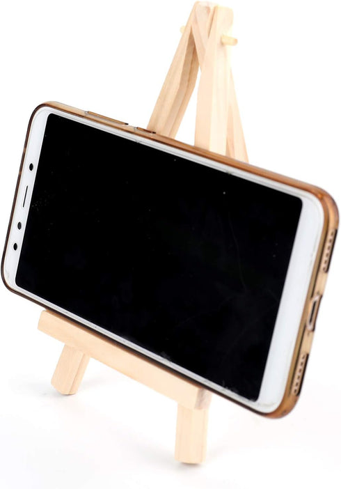 Tosnail 24 Pack 6" Small Art Easel Stand Tabletop Mini Wooden Display Stand Photo Holder Display Stand for Artist, Students, Adults, Kids Painting...