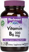 Bluebonnet Nutrition Vitamin B6 Vegetable Capsules, 200 mg, For Cardiovascular and Nervous System Health, Soy Free, Gluten Free, Kosher, Dairy Fre...
