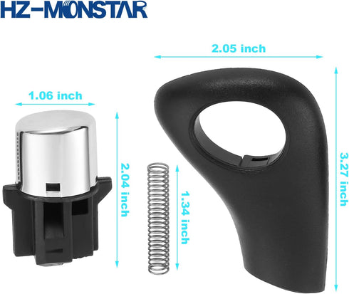 54132-SDA-A81 Shifter Shift Button Knob Repair Kit 54141-SDA-A81 Shift Knob Side Plate Shift Shifter Button Knob Repair Kit with Spring Compatible...