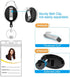 HASFINE 2 Pack Bling Rhinestone Retractable Badge Reels with Belt Clip & Key Ring - Elegant ID Badge Holders for Office, Nurses, Teachers, and Stu...