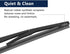 X AUTOHAUX Car Rear Windshield Wiper Blade Arm Set for Chrysler Pacifica 2016-2020 14 Inch...
