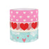 ALLYDREW Made with Love Japanese Masking Tape Washi Tapes Valentine Hearts Washi Tape Set Rolls (set of 3)...