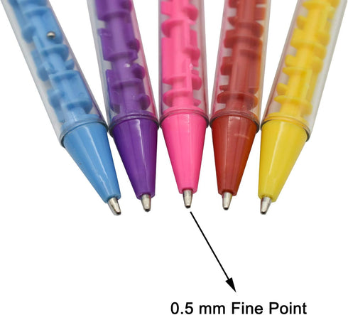 Maydahui 30PCS Maze Ballpoint Pen Novelty Puzzle Pens Blue Ink with Built in Ball Stress Relief for School Office Stationery Supplies...