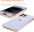 Teageo for iPhone 14 Pro Case for Women Girl Cute Love Heart Luxury Plating Soft Bling Back Cover Raised Full Camera Protection Bumper Silicone Sh...