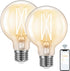 Linkind G25 Globe Smart Edison Bulbs, 2700K-6500K Tunable and Dimmable WiFi Edison Bulbs, 8W(60W Equivalent) Vintage Light Bulbs 800lm, Compatible...