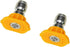 2Pcs 15 Degree Yellow Color Pressure Washer Accessories Kit Spray Nozzle Tips Quick Connecting Pivoting Coupler 1/4 inch...