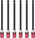 6pcs 150mm Magnetic Screwdriver Bits Holder Extension Quick Release Drill Bit Chuck Adapter with 1/4" Hex Shank for Socket Driver Adapter Power To...