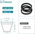Ganivsor Replacement Cogged Auger Drive Belt for Toro Snow throwers 37-9080 379080...