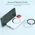 8 Pieces Magnetic Car Charger Metal Rings with Sticker Wireless Universal Metal Rings Compatible with MagSafe Wireless Charger, Black and Silver.....