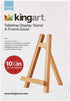 KINGART 740N Small TABLETOP Display EASEL, Holds Up to 10" Canvas, Solid Wood, Portable...