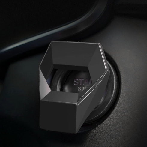 Universal Engine StartStop Push Button Cover Aluminum Alloy Car Power Control Trim for Honda Civic Accord CRV XRV Dodge Challenger Charger Toyota ...