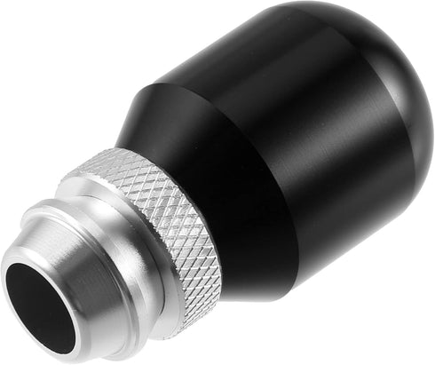 X AUTOHAUX 1 Set 5 Speed Universal Car Adjustable Gear Shift Knob Aluminum Alloy Shift Stick Knob Black for Most Manual Vehicles...