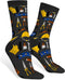 AOYEGO Baseball Funny Socks Wooden Bat and Ball Novelty Casual Crew Socks Contrast Color Design for Women Men Gift...