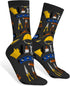 AOYEGO Baseball Funny Socks Wooden Bat and Ball Novelty Casual Crew Socks Contrast Color Design for Women Men Gift...