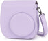 Phetium Instant Camera Case Compatible with Instax Mini 11/12,PU Leather Bag with Pocket and Adjustable Shoulder Strap (Lilac Purple)...