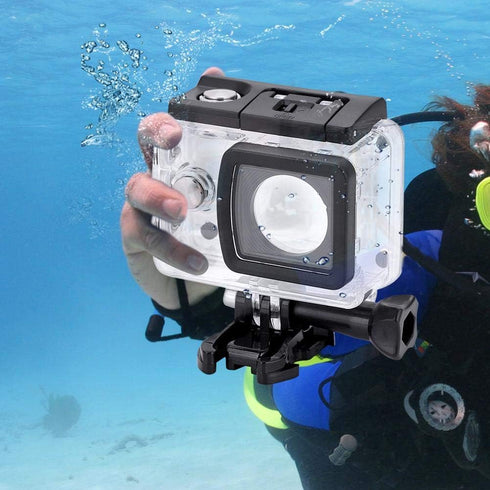 Waterproof Housing Case for SJAM SJ5000/SJ5000 WiFi/SJ5000 Plus,Waterproof Case Diving Protective Housing Shell for SJAM...