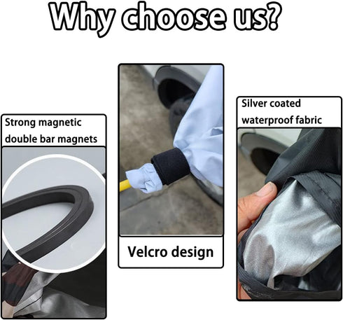 EV Charger Plug Port Cover, Electric Car Charging Accessories, Waterproof Outdoor EV Charger Cover, Rain Sun UV Snow Dust All Weather Protection, ...