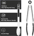 Set of 2 Cooking Tongs,600ºF High Heat-Resistant,Kitchen Utensils,Cooking Utensils for Grill,Salad,BBQ,Frying,Baking,Serving 9/12 inches...