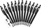 12 Pack Black Stylus with Ball Point Pen for iPad Mini, iPad 2/3, New iPad, iPhone 5 4S 4 3GS, iPod Touch, Motorola Xoom, Xyboard, Droid, Samsung ...