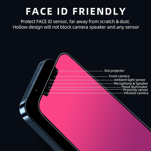 EGKimBa Privacy Screen Protector compatible with iPhone 12 Pro Max, 6.7 inch Gradient Colorful Electroplated Anti-Spy Anti-Blue Light Easy Install...