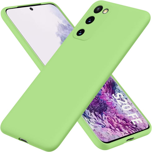 for Samsung Galaxy S20 FE 5G Case,Liquid Silicone Gel Rubber Phone Case,Non-Yellowing Phone Bumper Cover,Multi-Color Silicone Phone Case,Non-Slip ...