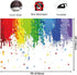 7x5ft White Paint Splatter Background Abstract Art Paint Birthday Party Colorful Graffiti Wall Let's Paint Party Photography Photo Studio Supplies...