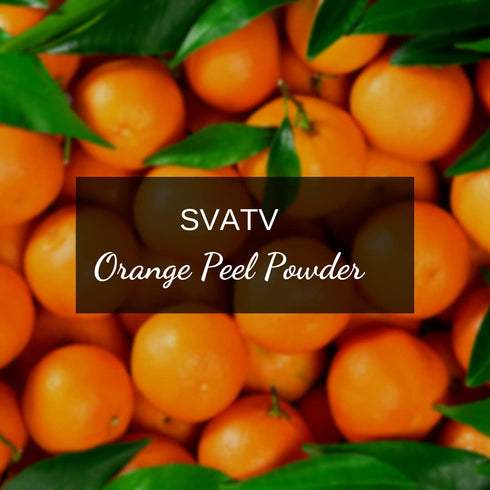 SVATV Orange Peel Powder| Natural, Soft and Smooth Skincare Powder | Face Pack | Used for Soap making - 227g, Half Pound...