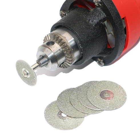 Set of 5 20/25/30/40/50mm Diamond Cutting Wheel Discs Set Mini Circular Saw Blades for Electric Drill Rotary Tools with Die Grinders...