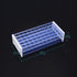 stonylab Test Tube Rack, 3-Tier Detachable Blue Plastic Test Tube Rack Tube Holder Stand Rack for Laboratory Scientific Experiments, 5/8 inch 50-P...