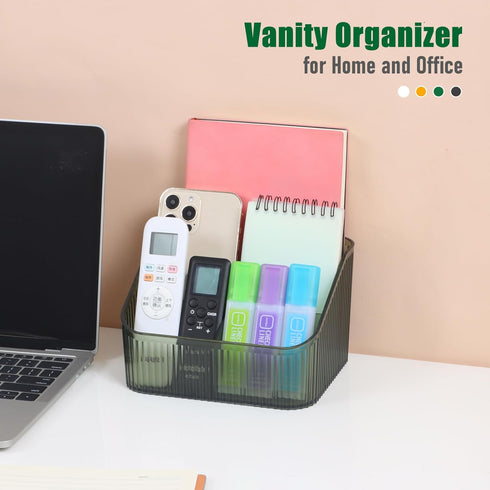 Grean Makeup Brush Holder Organizer for Vanity, Bathroom Countertop Organizer 5 Cups, Toiletry Organizer, Storage & Display for Skincare, Perfume,...