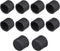 uxcell 10pcs RCA Silicone Port Protectors Cap Cover Anti Dust 8mm Dia Black...
