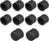 uxcell 10pcs RCA Silicone Port Protectors Cap Cover Anti Dust 8mm Dia Black...