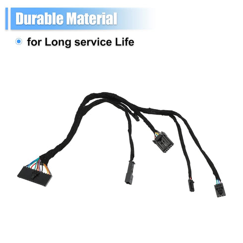 X AUTOHAUX 68163713AC Steering Wheel Wiring Harness Audio Controls for Ram 1500 2500 3500 2012 2013 2014 2015 2016 2017 2018...