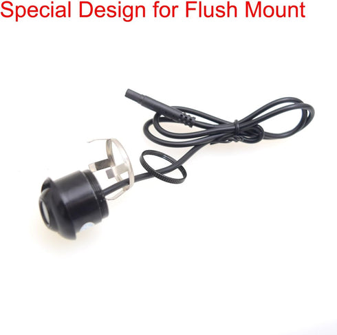 Backup Camera, Hole Drilling 22.5mm EKYLIN Car Auto Backup Camera Cam Screw Bumper Mount Universal Fit Parking Assistance Grid Lines...