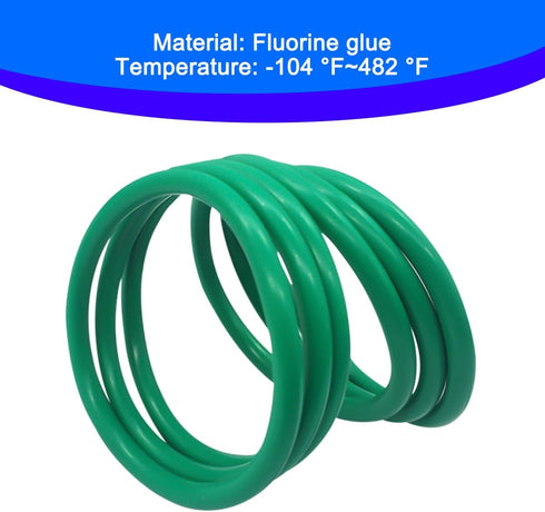 50PCS O-Ring Replacement, OEM#11105 Vehicle Oil Drain Plug Gasket, Wear Resistance Nitrile Rubber Automotive Petrol Pump Seal Accessories, Univers...