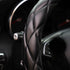 Soft Microfiber Leather Steering Wheel Cover, Universal 15 Inch for Women Girls, Fit Vehicles, Sedans, SUVs, Vans, Trucks - Black...