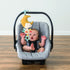 Itzy Ritzy – Musical Pull-Down Toy - Bitzy Notes Baby Musical Toy Attaches to Car Seat, Play Gym, or Stroller & Plays a Soothing Melody, Infant To...