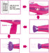 Little Girls Beauty Hair Salon Toy Kit with Toy Hairdryer, Mirror & Other Accessories, Fashion Pretend Makeup Set for Kids...